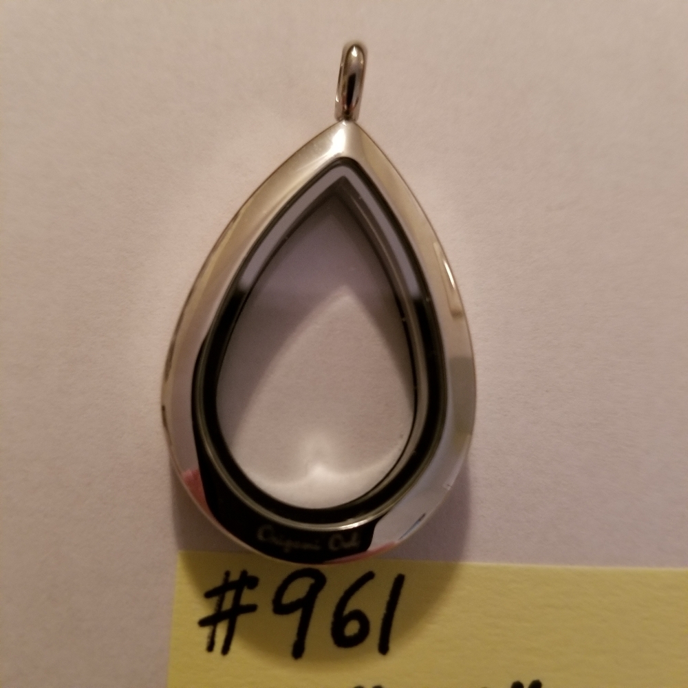 #961 Nib Origami Owl Pendant Chain Eiffel Tower Cr - image 6